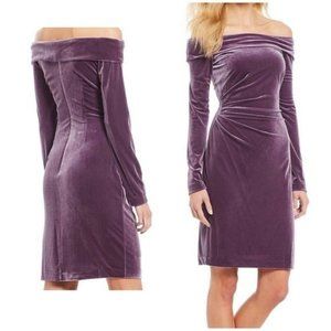 NWT Eliza J off the shoulder dress 8 vel